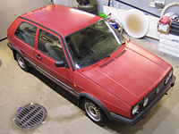 Golf ennen kiillotusta